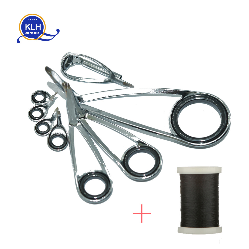 8pcs/Kit KLH Bracket Stainless - Fishing Rod Repair Kit 评论和价格