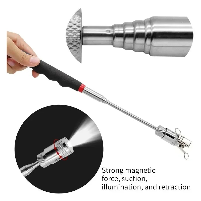 Telescopic Magnetic Pen with L - Fishing Rod Travel 评论和价格